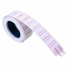 10 Rolls 6000pcs White Price Paper Tag Sticker Gun Labels Refill US For MX 5500