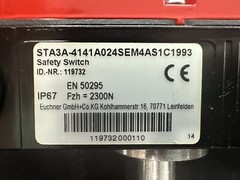 Euchner STA3A-4141A024SEM4AS1C1993 Safety Switch Ships From USA
