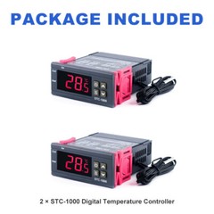 STC-1000 AC 110V-220V Digital Temperature Controller Thermostat With Sensor x2
