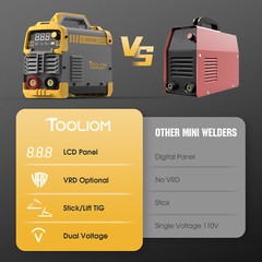 195A MMA ARC Welding Machine 110/220V Dual Volt IGBT Stick Welder Machine