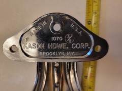 NOS Kason 1070 Chrome Reversible Hinges Set Of 7