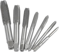 7pc Metric Thread Tap Set HSS Tapping Tool Set M3 M4 M5 M6 M8 M10 M12 Hand Taps