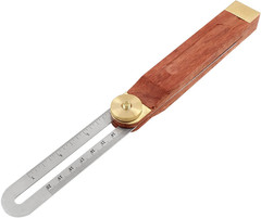 Litoexpe 9″ T-Bevel Sliding Angle Ruler Protractor, Adjustable Angle Finder Rule