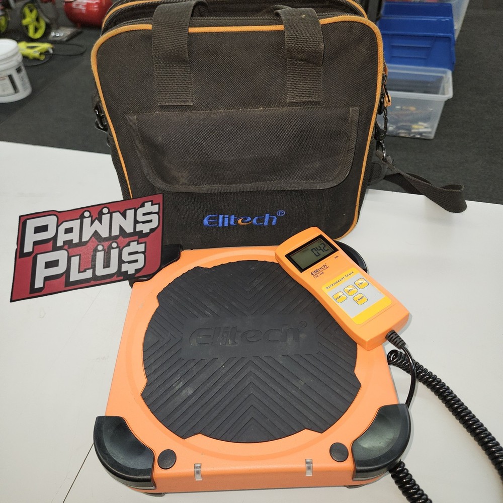 Elitech LMC-200 Refrigerant Scale Charging Digital Weight HVAC 220lbs Electronic