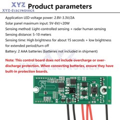 3.2V 3.7V Remote Control Solar Street Light Circuit Board Controller Drive Board
