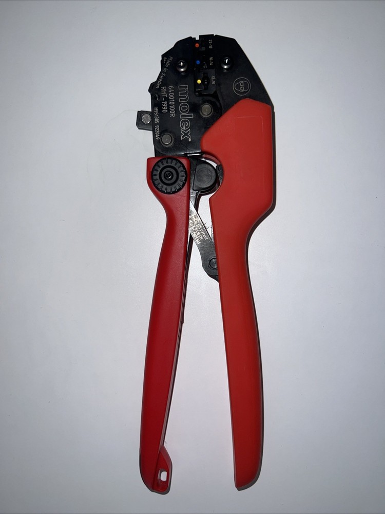 Molex 640010400L RHT-1994 HAND CRIMP TOOL RATCHET 10-22 AWG.