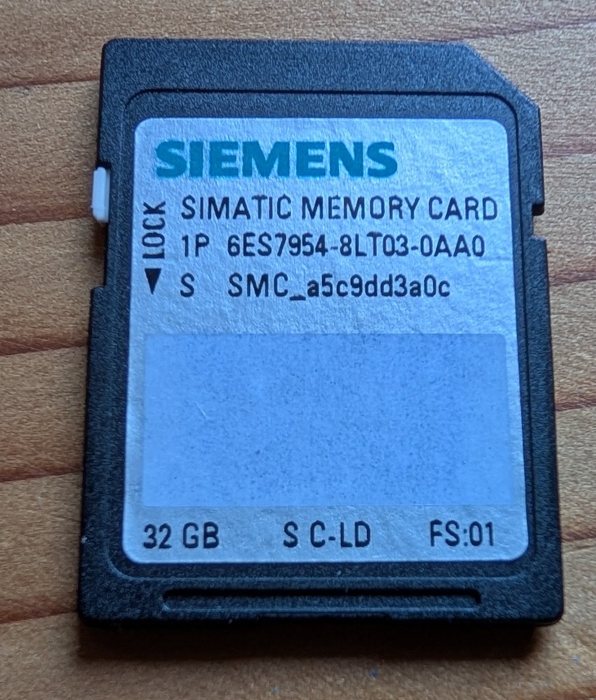 6ES7954-8LT03-0AA0 Siemens Simatic Memory Card 32GB – New No Box