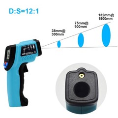 Digital IR Infrared Laser Gun Temperature Thermometer Heat Thermal Gauge Sensor