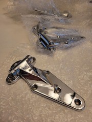NOS Kason 1070 Chrome Reversible Hinges Set Of 7
