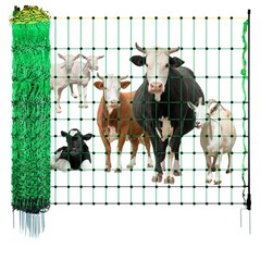 VEVOR Electric Netting Fence Kits Sheep Fencing 42.5″H x 164’L with Posts Spikes