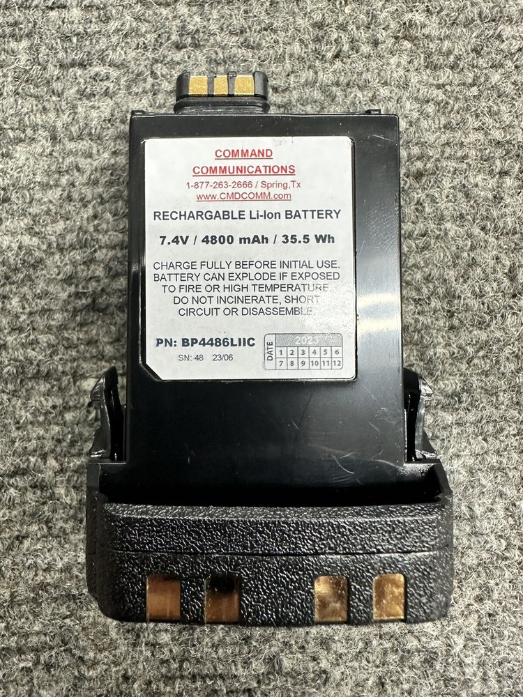 MOTOROLA APX 6000 7000 8000 RADIO BATTERY IMPRES 4,800mAh PMNN4486A PMNN4494A
