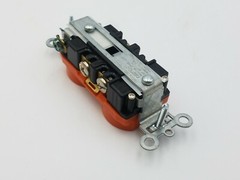 Pass Seymour TRIG8200 Tamper Resistant Receptacle Hospital Grade 15A 125V Orange