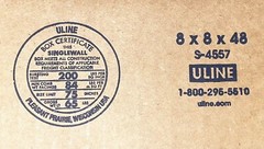 8″ x 8″ x 48″ Cardboard Corrugated Box – SINGLE BOX – TALL