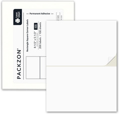 Shipping Labels with Self Adhesive, Square Corner, for Laser & Inkjet Printers,