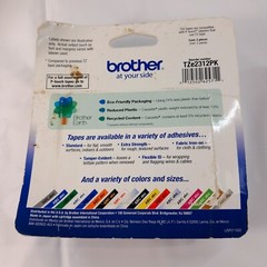 NEW Brother P-touch TZE-2312PK Tape 1/2″ Black on White 2 pk TZE-231 Genuine OEM