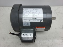 US Motors U14S2ACR Unimount Motor 0.25 Hp 3-Phase 1750 Rpm Tefc Model F044 *USED