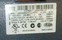 WEG SOFT START USSSW050010T2246EPZ 220 Volt 3 Phase