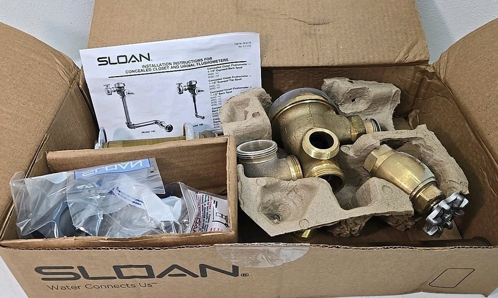 SLOAN Royal Flushometer Model 152 Dual Filtered Bypass Concealed 3.5 GPF 3011640