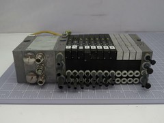 REXROTH IP 65 R480095754 0 820 062 501 SOLENOID VALVE SYSTEM 24 VDC 10 BAR T1841