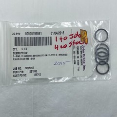 JOHN CRANE 00000159561 0RING,STANDARD 0.551IDX0.07CS IN015 TYBE TAB-3138 5 QTY🔔