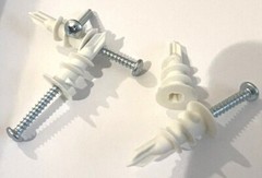 Self Drilling E Z Wall Anchors Nylon #8x 1-1/4″ for Drywall, Sheetrock