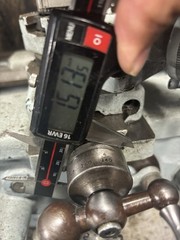 South Bend H-10 lathe Cross Feed Large 3″ dial,easy read (Fits over ~1.51″ dial)