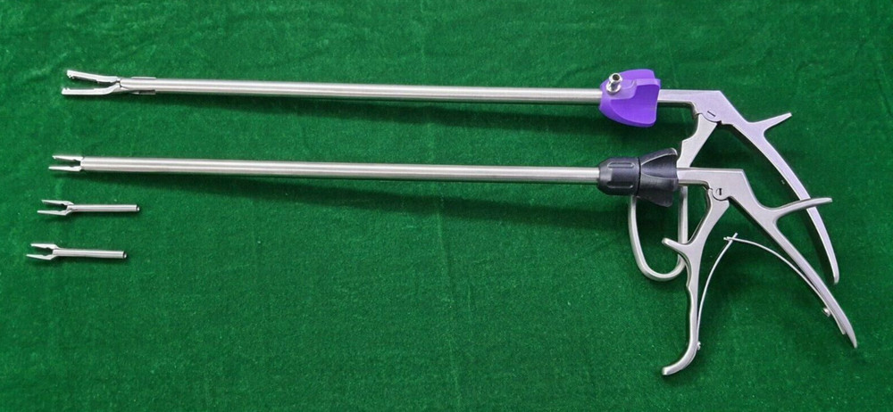 2pc Laparoscopic Hemo-Log Applier/Clip Applicator 10mmx330mm Surgical Instrument