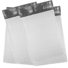 6×10″ POLY BUBBLE MAILERS, White Wholesale Padded Envelopes 6×9 Shipping Bags!