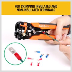 Self Adjusting Insulation Wire Stripper Cutter Crimper Cable Stripping Tools 8″