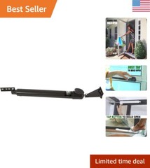 Vital Improvement: Easy-to-Install Bronze Door Closer with Hands-Free Hold Open