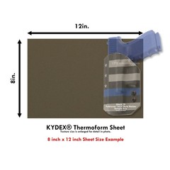 KYDEX Thermoform Sheet – (P1 Texture) – (.060 Thickness) – (8in x 12in) – (Olive