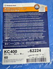 Kimberly-Clark KimGuard KC400 Sterilization Wrap 24″x24″ – 60 Count, New