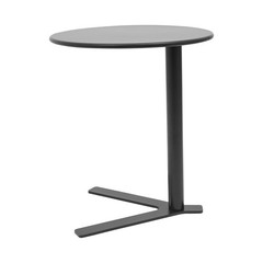 Side Table 22 Inches High Y-shaped Base Circular Top 88 Pounds Capacity Saving