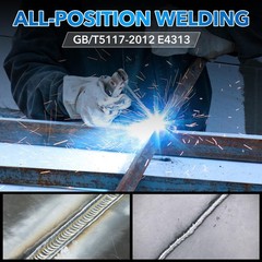E6013 Welding Rods 3/32″, Carbon Steel Stick Electrodes All Position, 5LB