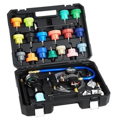 VEVOR Radiator Pressure Tester & Coolant Vacuum Refill Kit 47Pcs Universal Fit