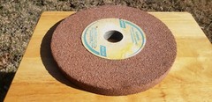 NOS USA MADE NORTON 38A24-J8V GRINDING WHEEL 12″ D × 1″ × 1-3/4″ Arbor 2070 RPM