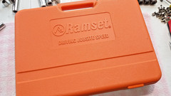 RAMSET RS22 POWDER ACTUATED TOOL CARTRIDGES GOGGLES INSTRUCTIONS IN FACTORY CASE