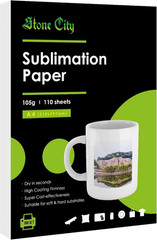Stone City Sublimation Paper 8.3X11.7 Inch 110 Sheets 105G for Heat Transfer Lig