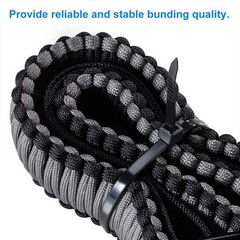 Zip Ties 8 inch Black with 50 Pounds 8" (100 Pack),