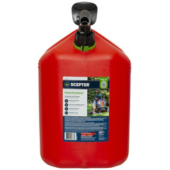 Scepter 5 Gallon Smart Control Red Gas Can with Easy-Flo Spout Dual Handle