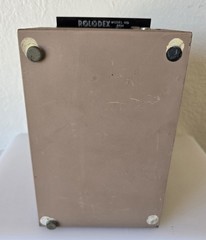 Vintage Rolodex Model No 2400-S Tan No key Metal Strong