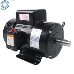 TEFC 5HP Single Phase Motor 1800 RPM 184T Farm Duty 208/230V 4-Pole 60Hz