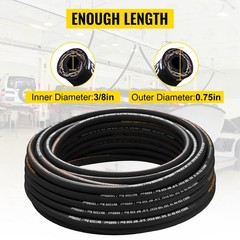 Uimoso Hydraulic Hose, 100 ft Coiled Hose, High-Pressure 5000 PSI Bulk Hose