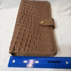 Planner Perfect Traveler’s Notebook Wallet w/ Purse Strap – Brown Alligator Skin