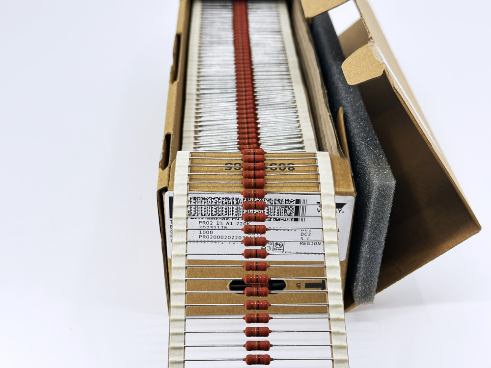 50PCS PR02000202203FA100 Vishay 220KOhm 1% 2W Metal Film Flameproof Resistor