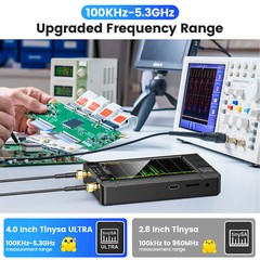 100kHz-5.3GHz Handheld Spectrum Analyzer TinySA ULTRA 4″ Display with 32GB Card