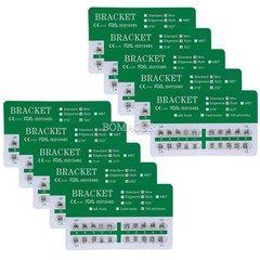 20 Packs Dental Monoblock Metal Bracket Brace Mini MBT 022 345 Hooks 20Pcs/kit