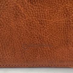 Franklin Covey Full Grain Italian Leather 7 Ring Binder Chestnut Brown Vintage