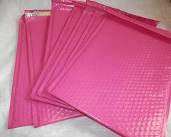 30 Hot Pink and Teal 10.5 X 15.25 Poly Bubble Mailers, Shipping Padded Mailer #5