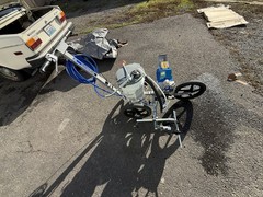 Graco FieldLazer ES100 Battery Line Striper Cart w/ 50ft Hose 5 Gal